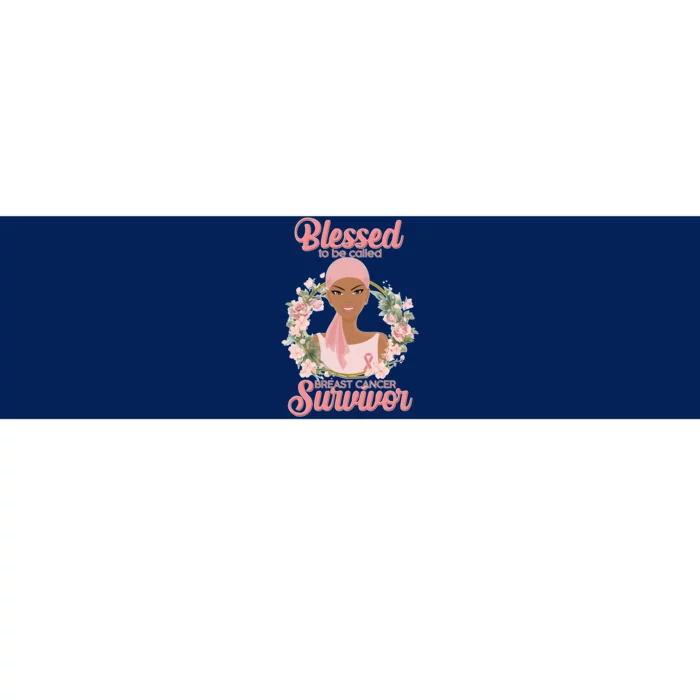 Blessed To Be Call Breast Cancer Survivor Pink Warrior Bumper Sticker