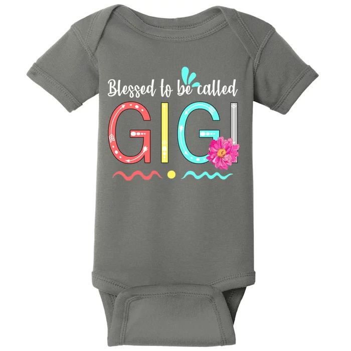 Blessed To Be Called Gigi Baby Bodysuit