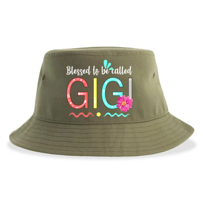 Blessed To Be Called Gigi Sustainable Bucket Hat