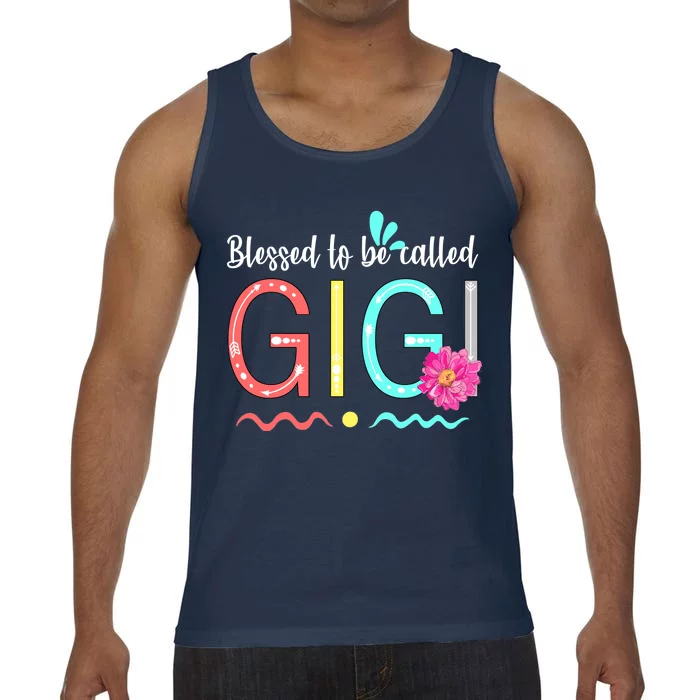 Blessed To Be Called Gigi Comfort Colors® Tank Top