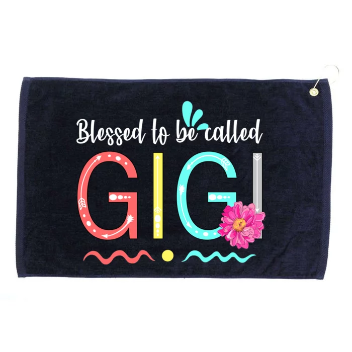 Blessed To Be Called Gigi Grommeted Golf Towel