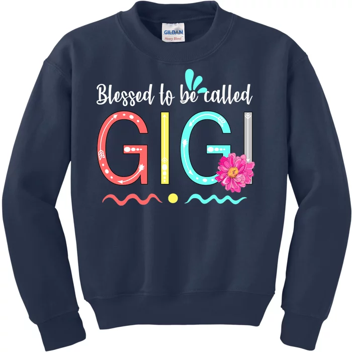 Blessed To Be Called Gigi Kids Sweatshirt