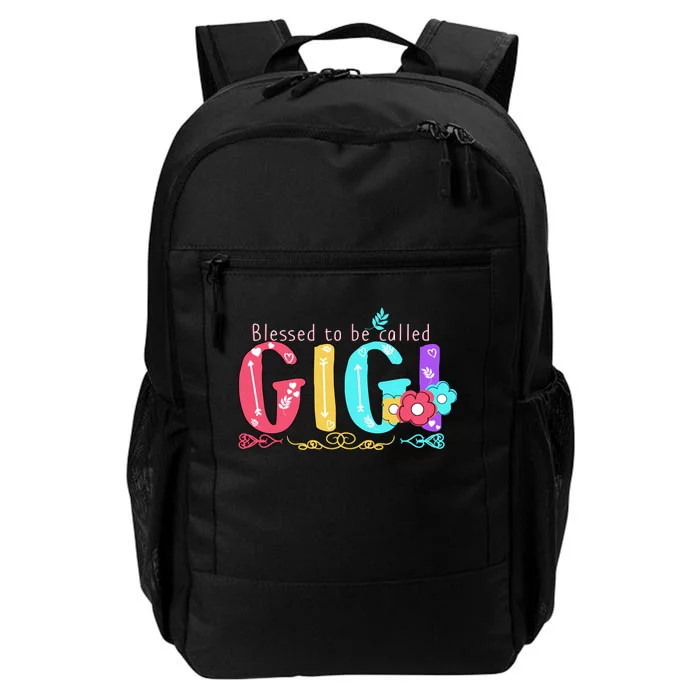 Blessed To Be Called Gigi Cute Floral Daily Commute Backpack