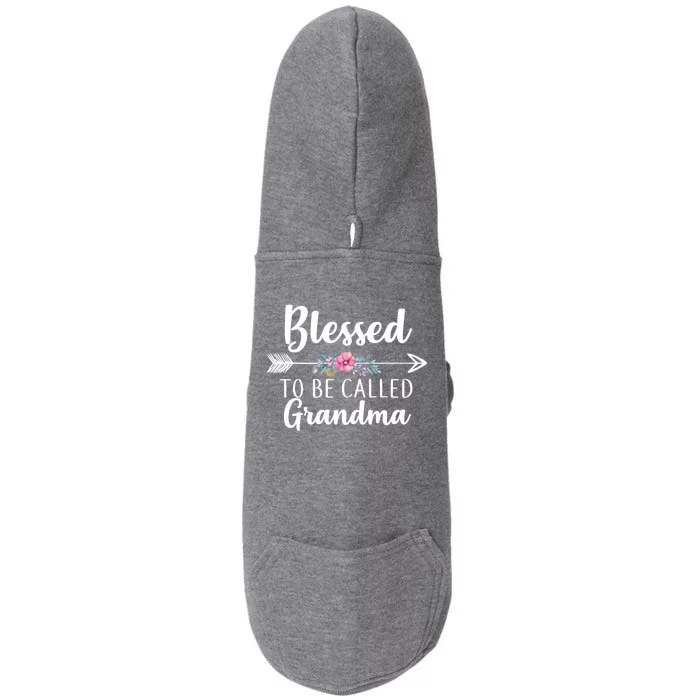 Blessed To Be Called Grandma Doggie 3-End Fleece Hoodie