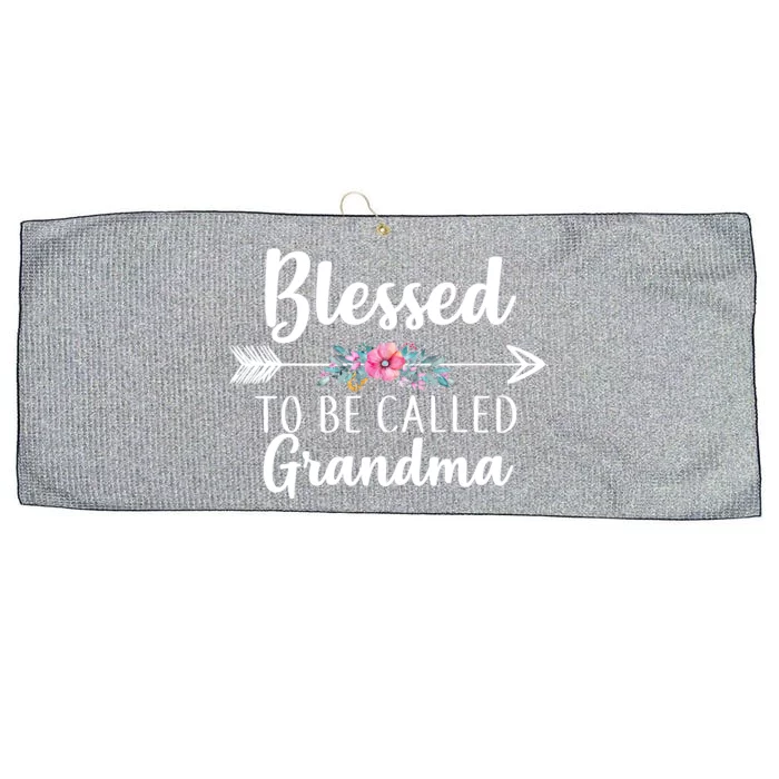 Blessed To Be Called Grandma Large Microfiber Waffle Golf Towel