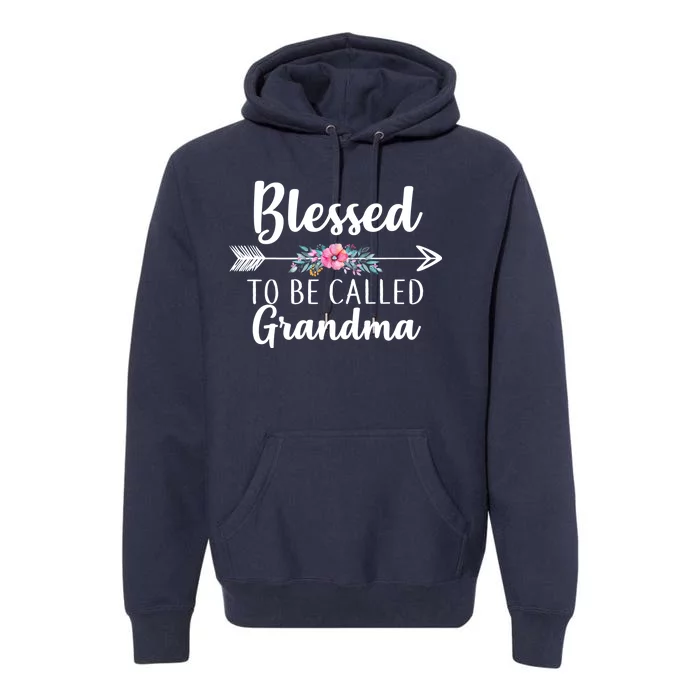 Blessed To Be Called Grandma Premium Hoodie