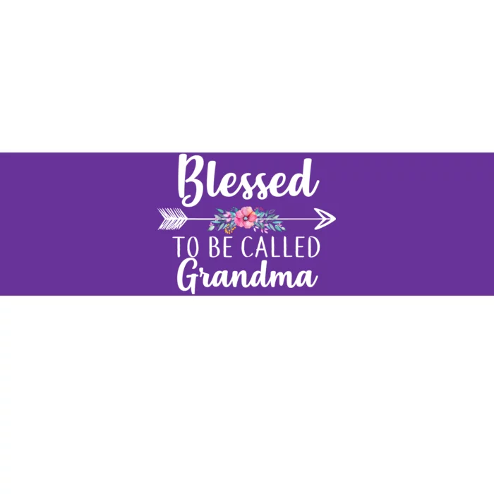 Blessed To Be Called Grandma Bumper Sticker