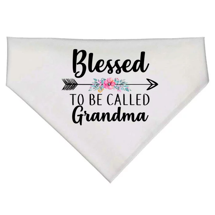 Blessed To Be Called Grandma USA-Made Doggie Bandana