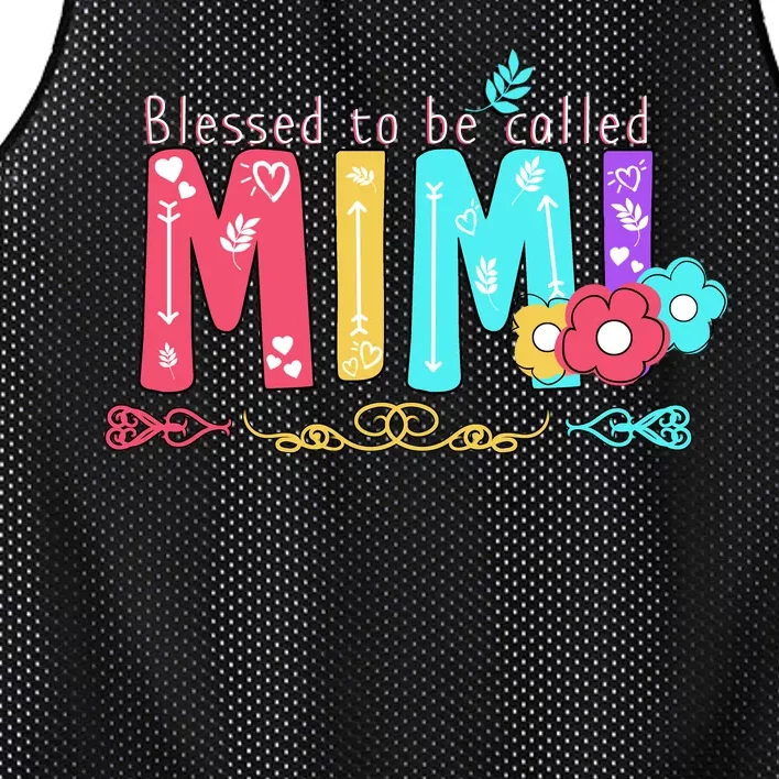 Blessed To Be Called Mimi Mesh Reversible Basketball Jersey Tank