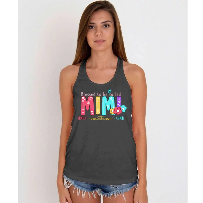 Blessed To Be Called Mimi Women's Knotted Racerback Tank