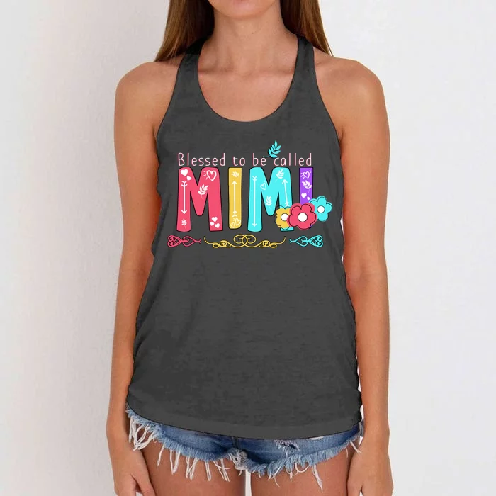 Blessed To Be Called Mimi Women's Knotted Racerback Tank