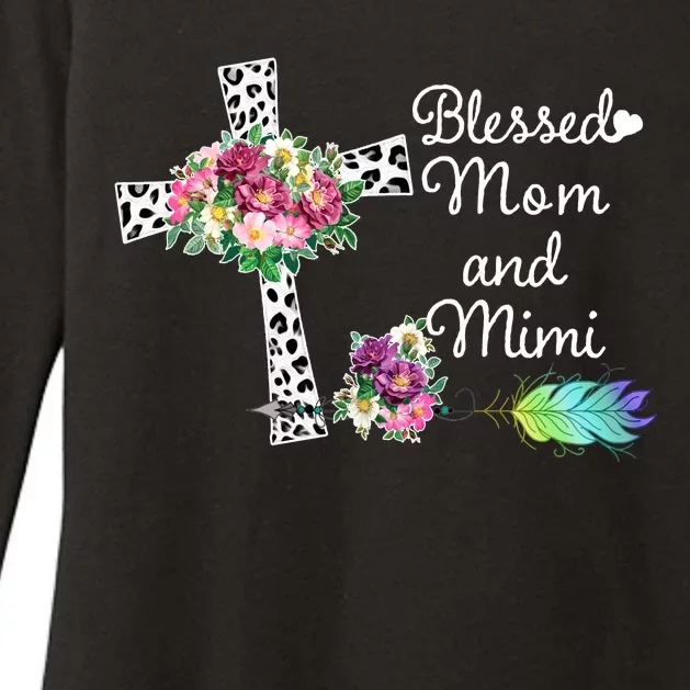 Blessed To Be Called Mom And Mimi Womens CVC Long Sleeve Shirt