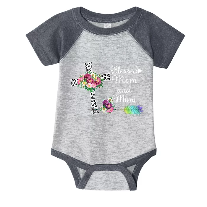 Blessed To Be Called Mom And Mimi Infant Baby Jersey Bodysuit