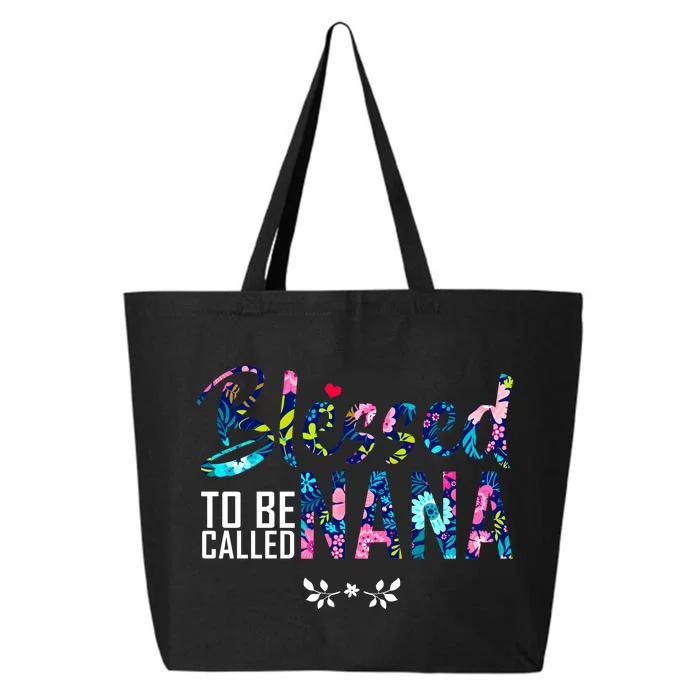 Blessed To Be Called Nana Flower 25L Jumbo Tote