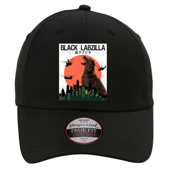 Black Labzilla Funny Labrador Retriever Dog The Original Performance Cap