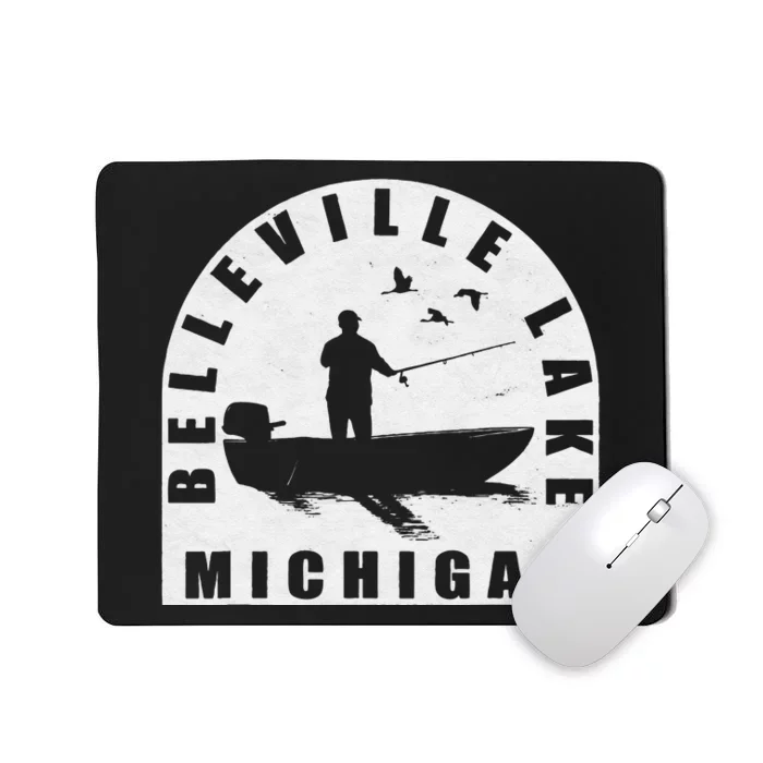 Belleville Lake Fishing Michigan Mousepad