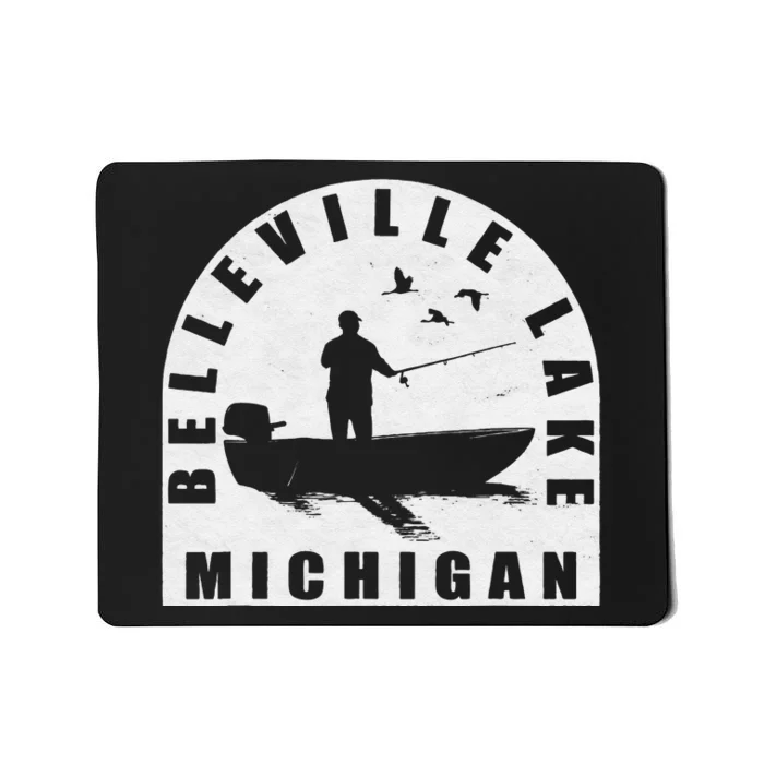 Belleville Lake Fishing Michigan Mousepad