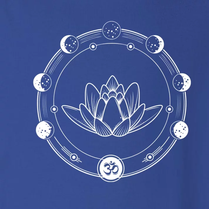 Black Lotus Flower Moon Phases Yoga Gift Toddler Long Sleeve Shirt