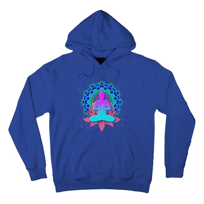 Buddhism Lotus Flower Colorful Dala Namaste Yogi Yoga Great Gift Hoodie