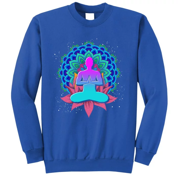 Buddhism Lotus Flower Colorful Dala Namaste Yogi Yoga Great Gift Sweatshirt