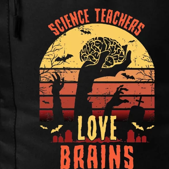 Brains & Laughter Funny Halloween Gifts for Science Teachers Daily Commute Backpack