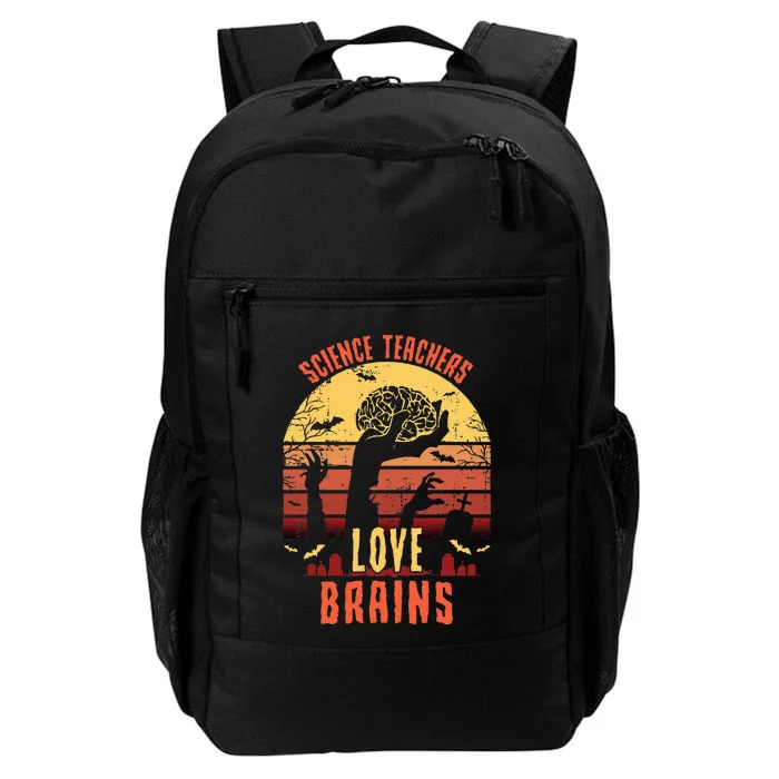 Brains & Laughter Funny Halloween Gifts for Science Teachers Daily Commute Backpack