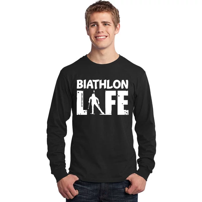 Biathlon Life For Biathletes Skiing Premium Tall Long Sleeve T-Shirt