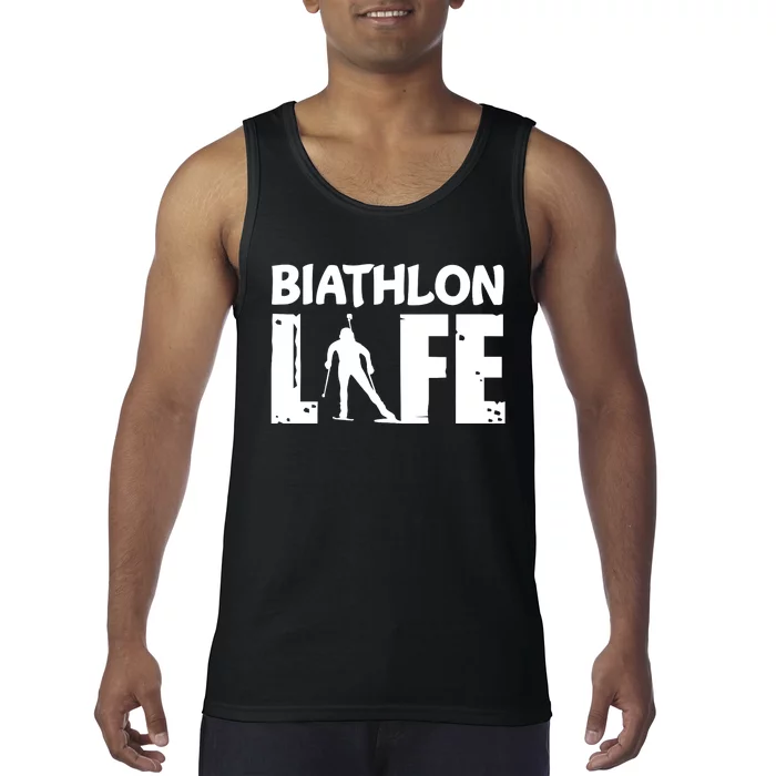 Biathlon Life For Biathletes Skiing Premium Tank Top