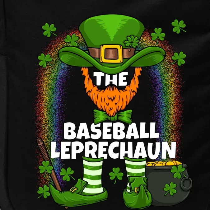 Baseball Leprechaun Family Matching St Patricks Day Party Gift Impact Tech Backpack