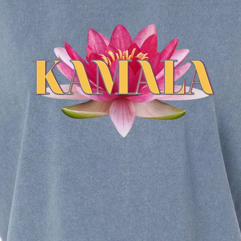 Beautiful Lotus Flower Kamala Harris 2024 Lotus for Potus Garment-Dyed Women's Muscle Tee