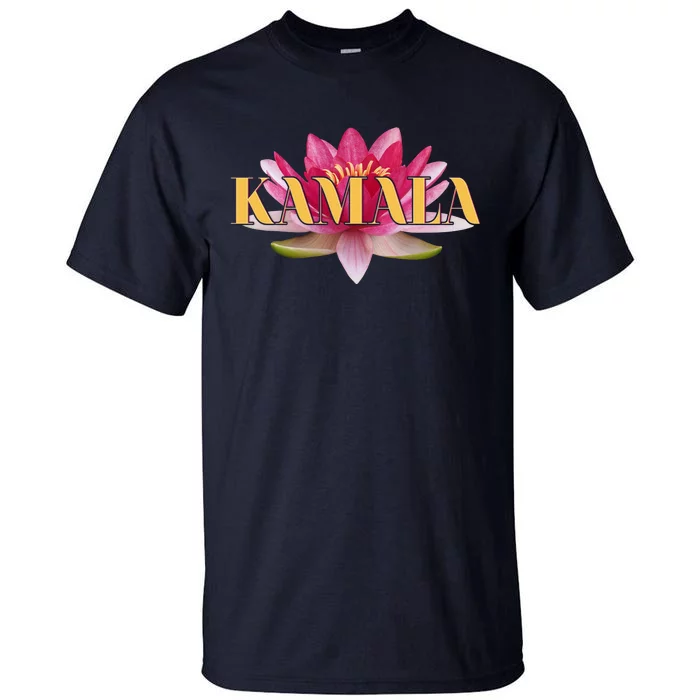 Beautiful Lotus Flower Kamala Harris 2024 Lotus for Potus Tall T-Shirt