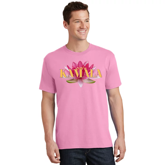 Beautiful Lotus Flower Kamala Harris 2024 Lotus for Potus T-Shirt