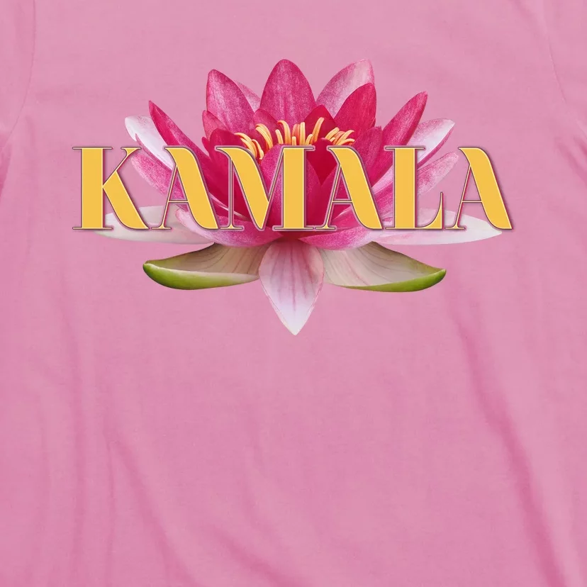 Beautiful Lotus Flower Kamala Harris 2024 Lotus for Potus T-Shirt