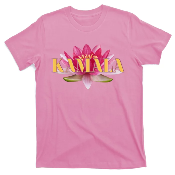 Beautiful Lotus Flower Kamala Harris 2024 Lotus for Potus T-Shirt