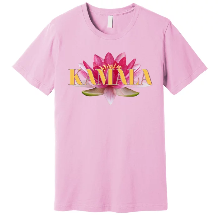 Beautiful Lotus Flower Kamala Harris 2024 Lotus for Potus Premium T-Shirt