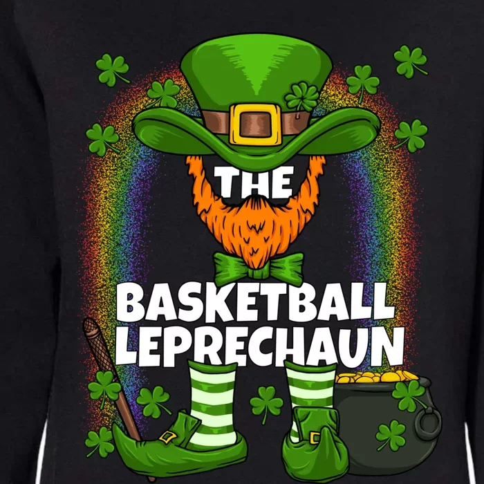 Basketball Leprechaun Family Matching St Patricks Day Party Cool Gift Womens California Wash Sweatshirt