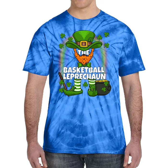 Basketball Leprechaun Family Matching St Patricks Day Party Cool Gift Tie-Dye T-Shirt