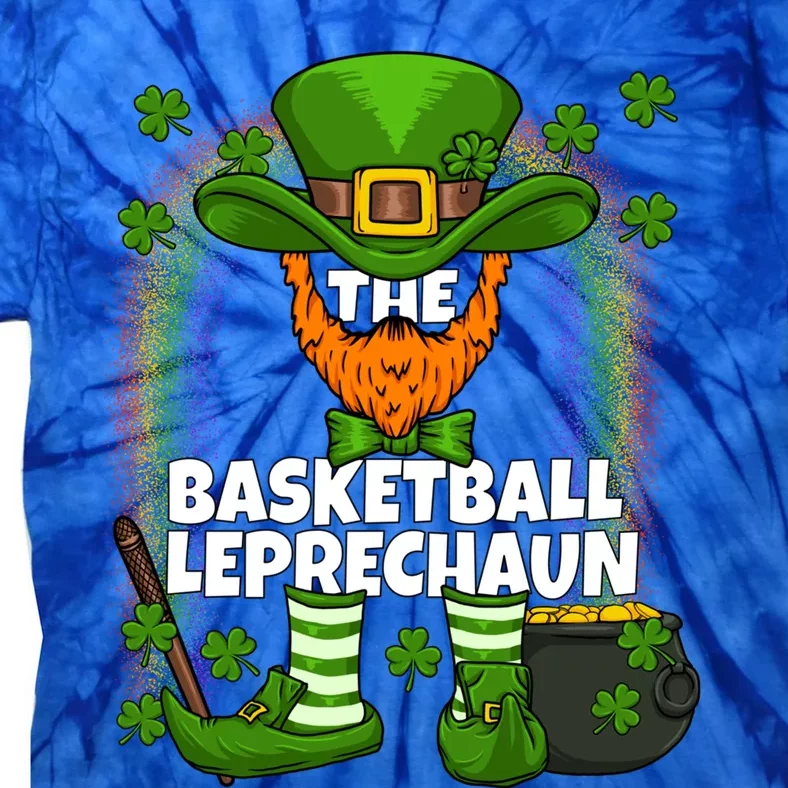 Basketball Leprechaun Family Matching St Patricks Day Party Cool Gift Tie-Dye T-Shirt