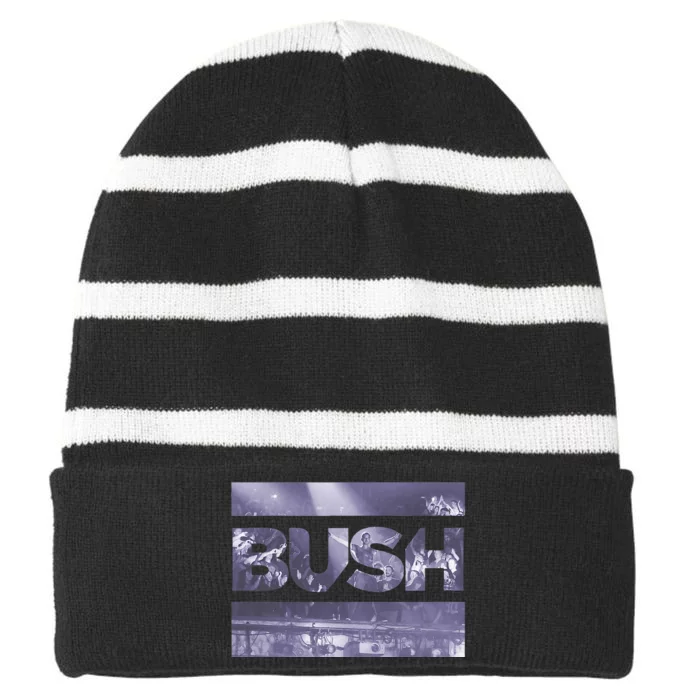 Bush – Logo Fill Stage Glory Striped Beanie with Solid Band