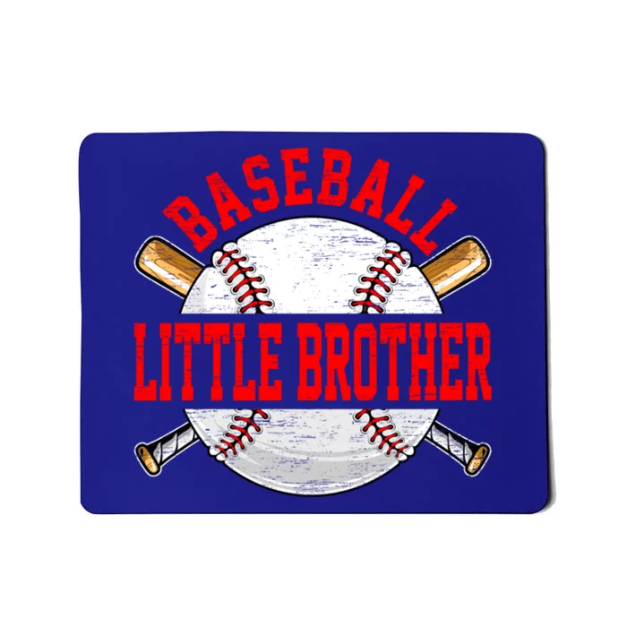 Baseball Lover For Fathers Day Baseball Little Brother Great Gift Mousepad