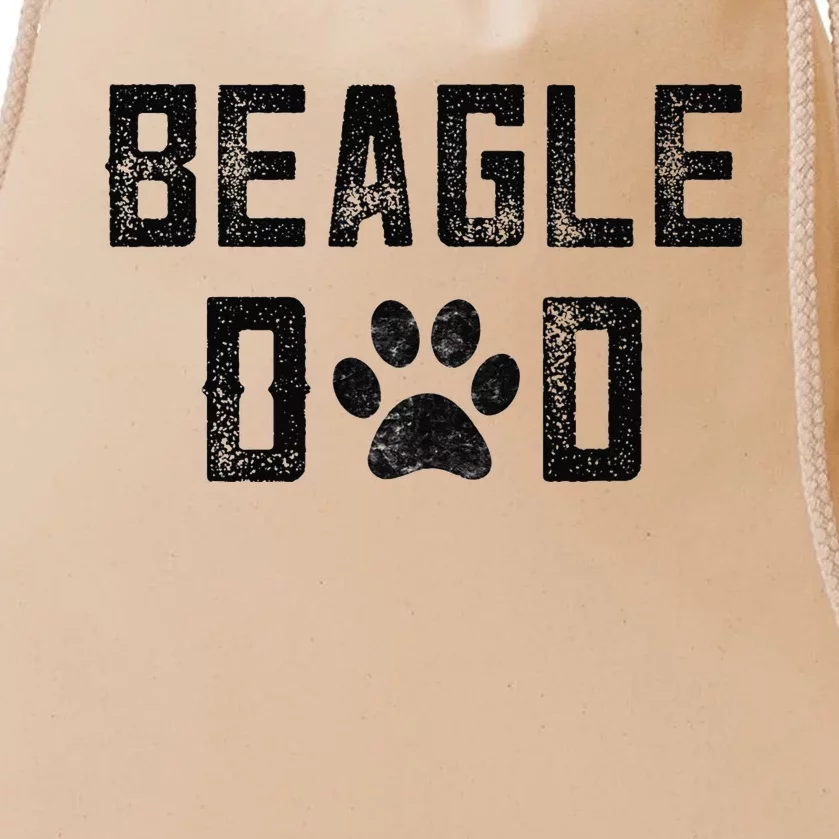 Beagle Lover Gifts I Love My Beagle Dad Beagle Owner Gifts Drawstring Bag