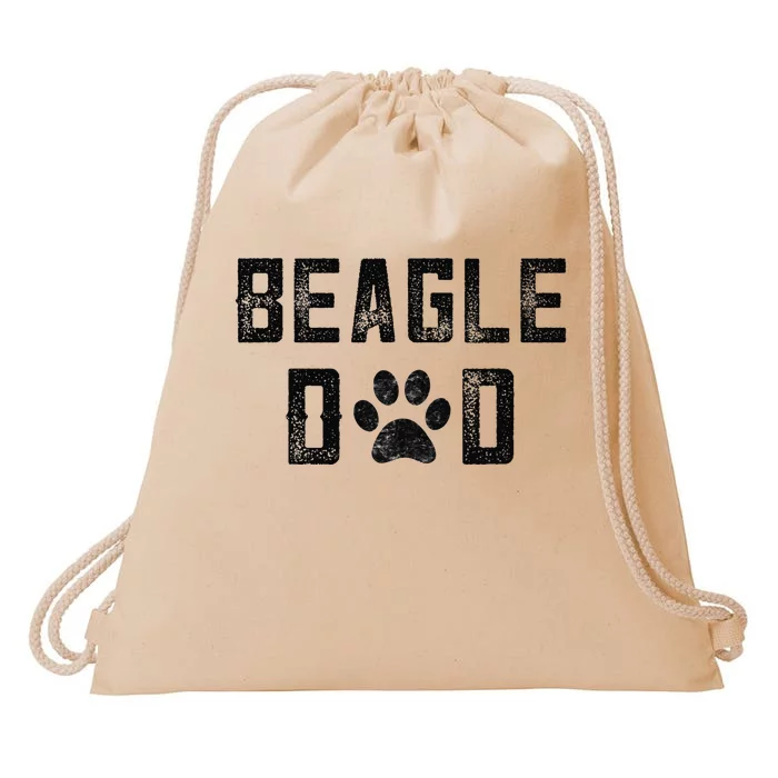 Beagle Lover Gifts I Love My Beagle Dad Beagle Owner Gifts Drawstring Bag