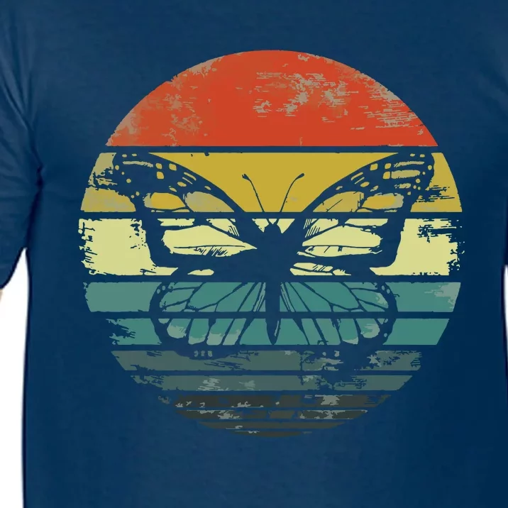 Butterfly Lover Gifts Retro Sunset Insect Monarch Entomology Comfort Colors T-Shirt