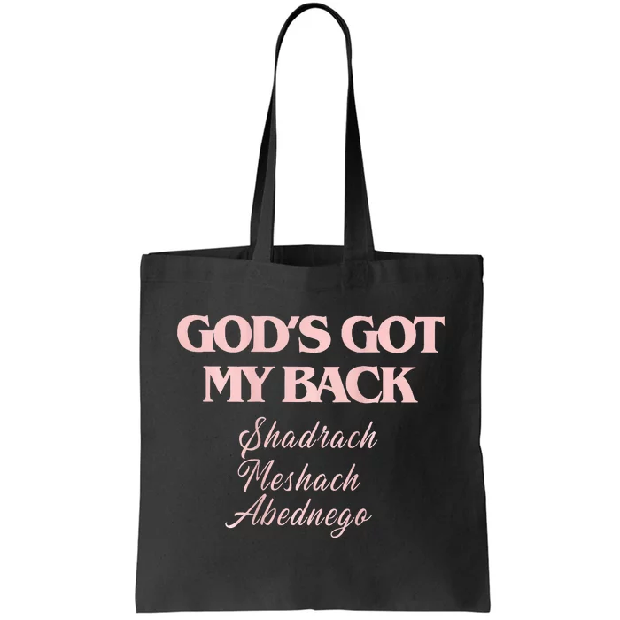 Brandon L.A.K.E Gods Got My Back Tote Bag