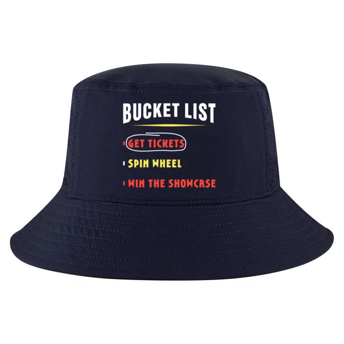 Bucket List Get Tickets Spin Wheel Win Game Show Hilarious Meaningful Gift Cool Comfort Performance Bucket Hat