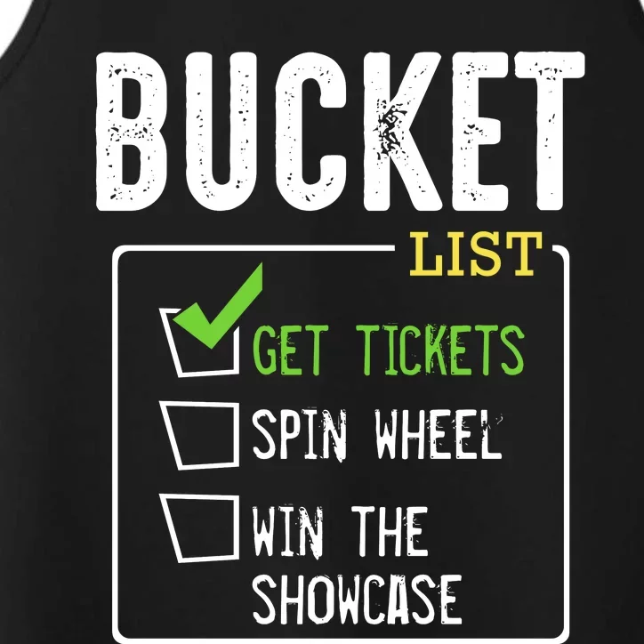 Bucket List Get Tickets Win Game Show Lucky Contestants Performance Tank