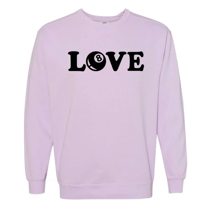 Billiards Love Gift Garment-Dyed Sweatshirt