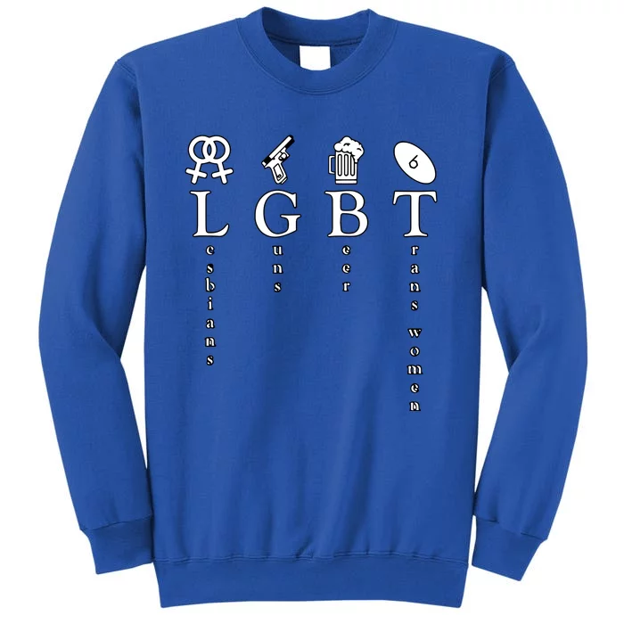 Bimbo Lesbians Guns Beer Sweatshirt