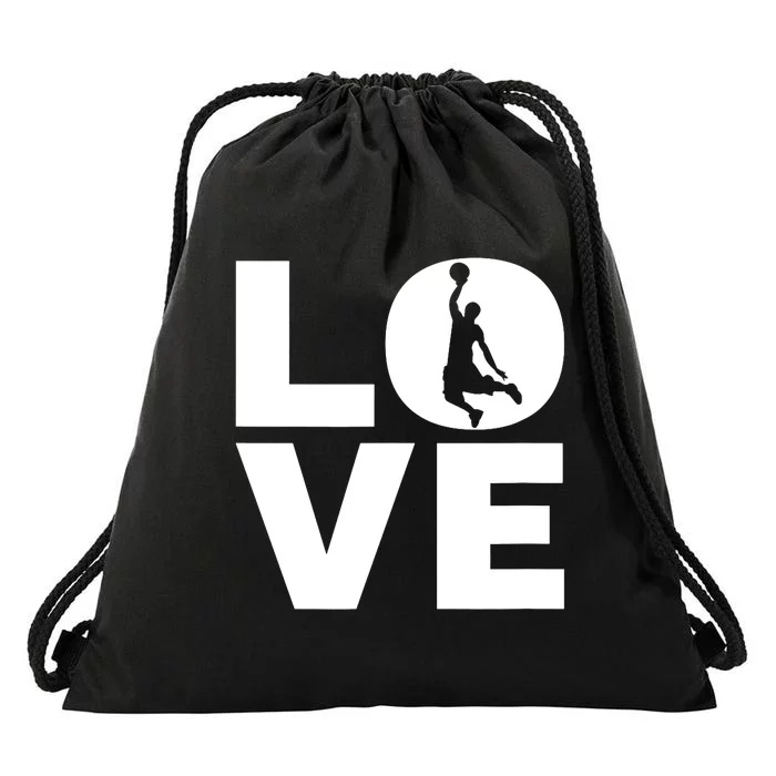 Basketball Lover Gift For Basketball Players & Basketballers Drawstring Bag