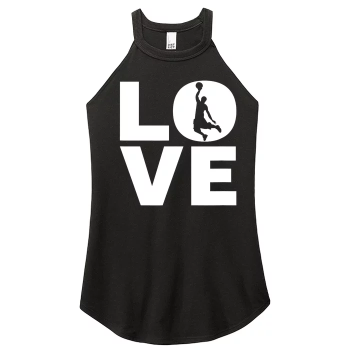 Basketball Lover Gift For Basketball Players & Basketballers Women’s Perfect Tri Rocker Tank